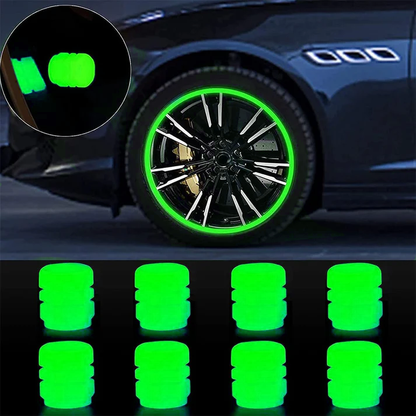 🔥💡Cool Glowing Tire Valve Caps – Instantly Upgrade Your Wheels