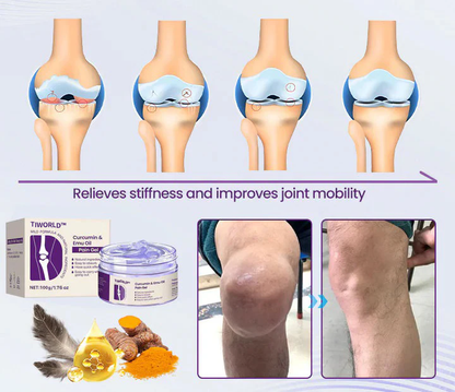 Tiworld™ Curcumin & Emu Oil Pain Gel – 🏥Backed by US Osteopathic Experts
