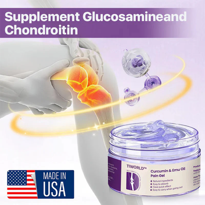 Tiworld™ Curcumin & Emu Oil Pain Gel – 🏥Backed by US Osteopathic Experts