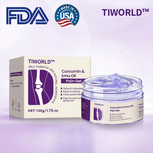 Tiworld™ Curcumin & Emu Oil Pain Gel – 🏥Backed by US Osteopathic Experts